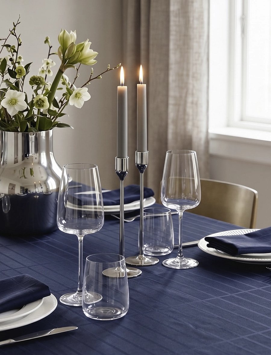 Södahl - Napkins Essence – Suite One 4 pcs - stoffservietten - blue - 3