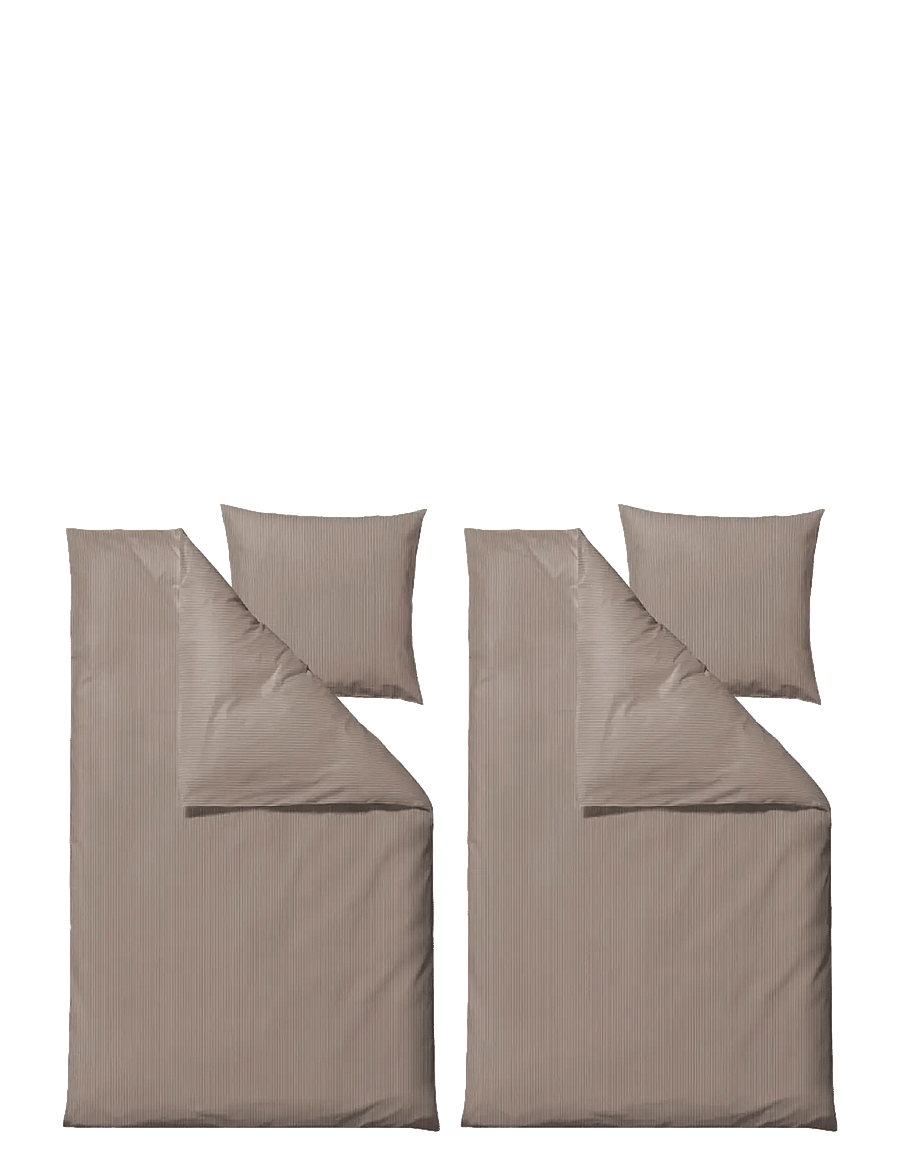 Södahl - Södahl Bed linen 140x200 Still Taupe BUNDLE - brown - 1