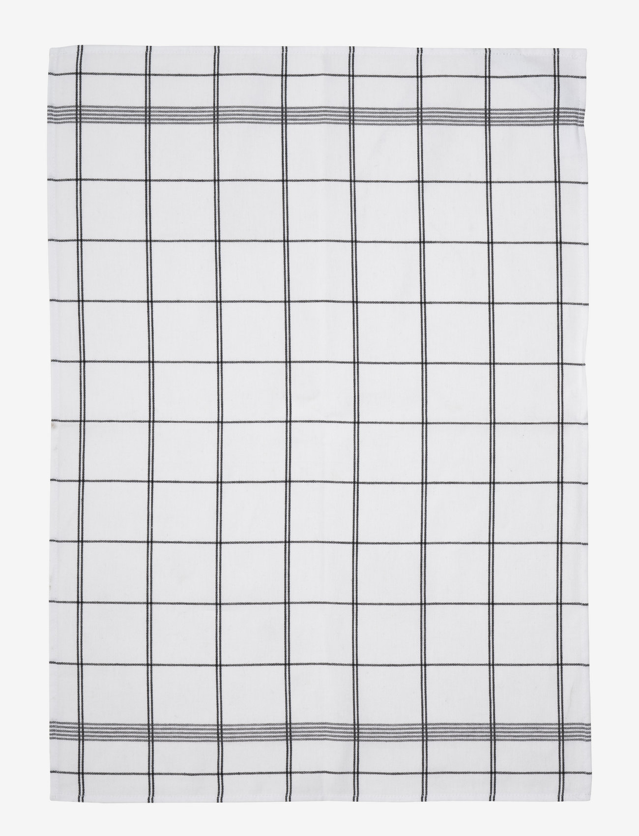 Södahl - Tea towel 50x70 Minimal White - white/black - 0