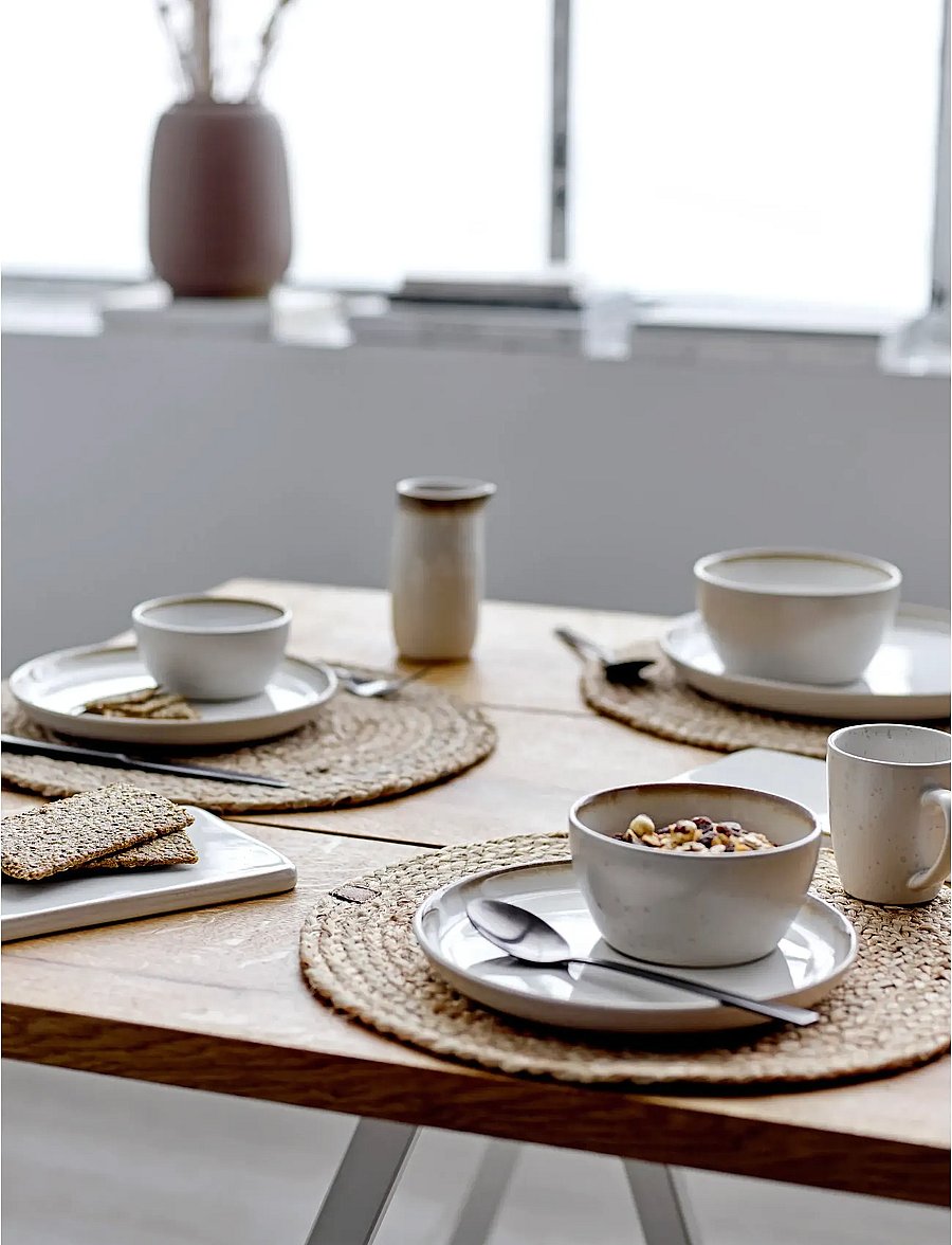 Södahl - Placemat dia35cm Its all Ash - taldrikualused - ash - 4
