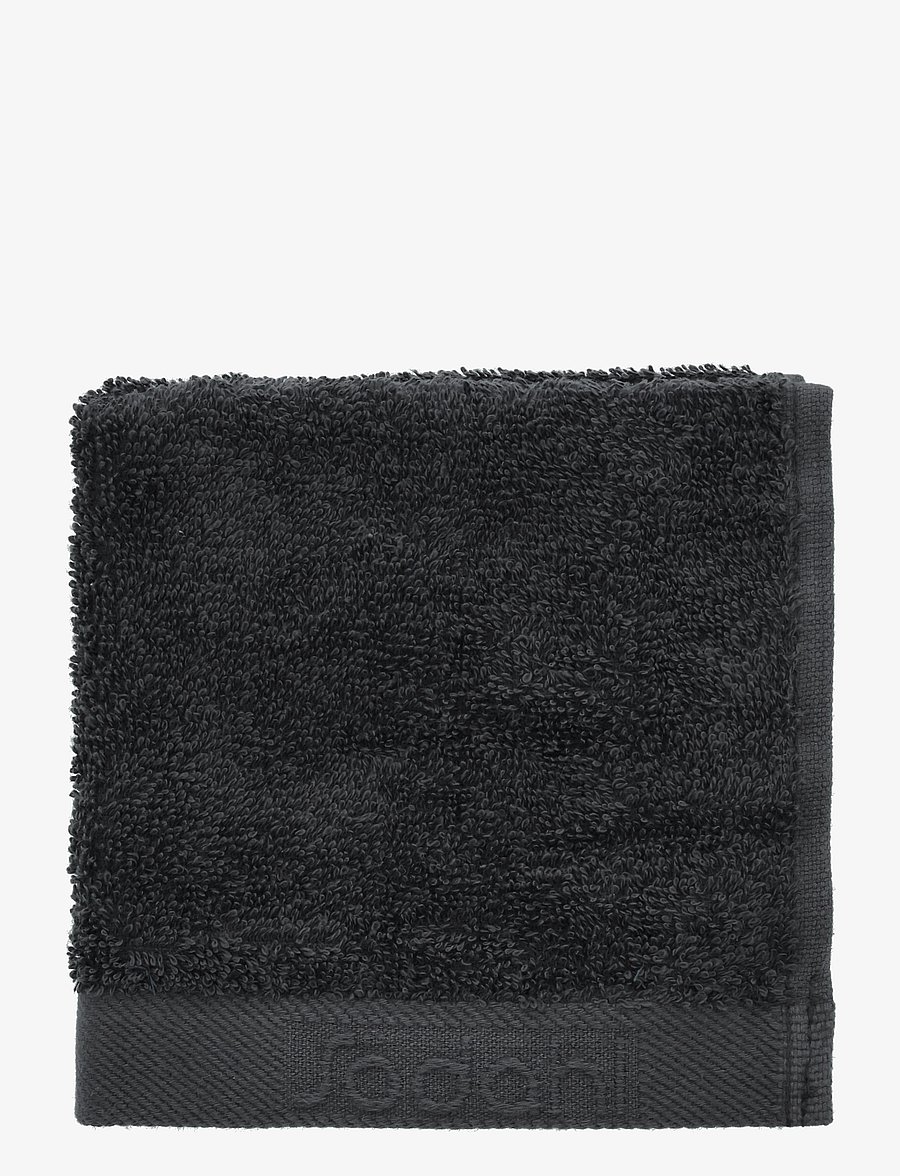 Södahl - Wash cloth Comfort O - gesichtshandtücher - black - 1