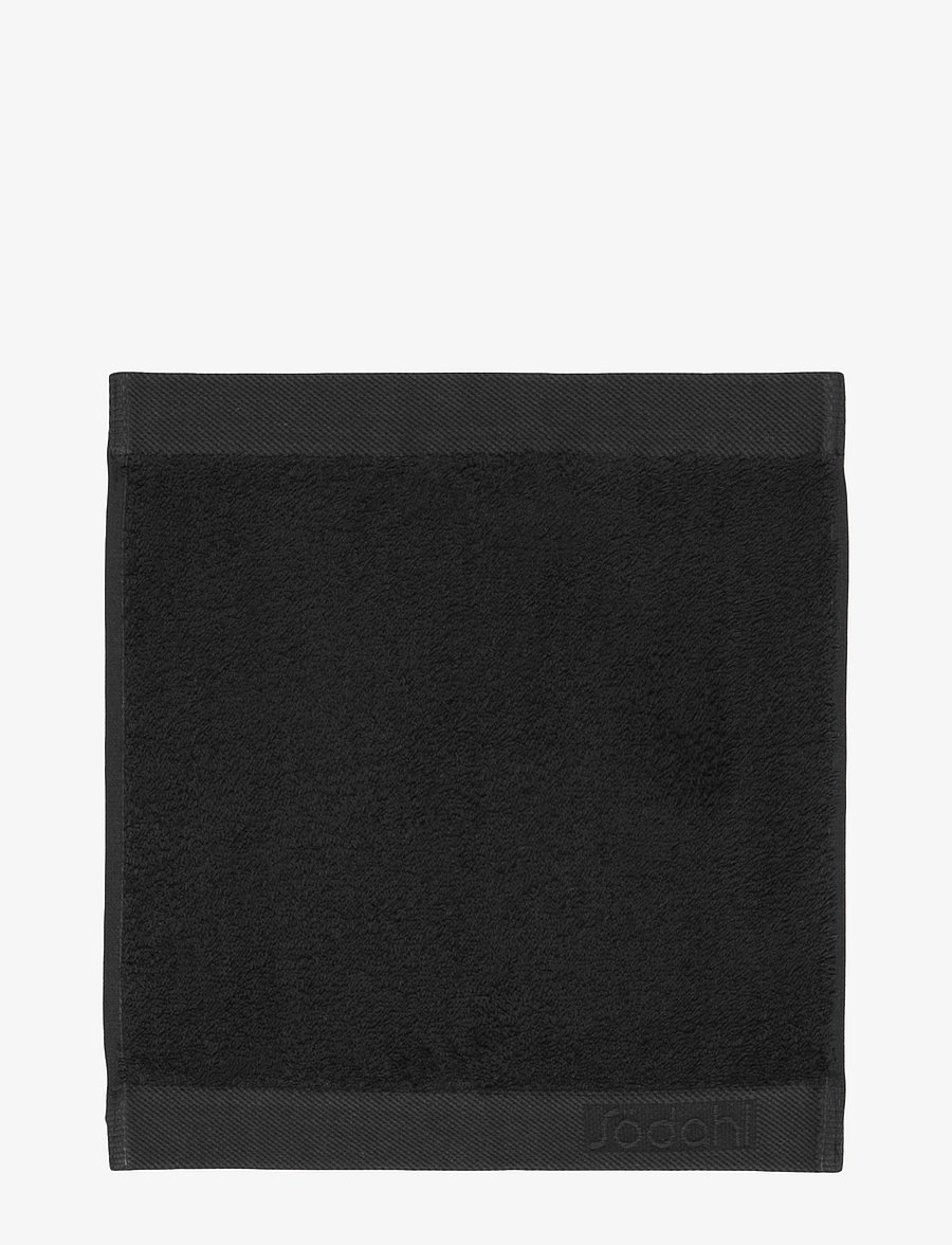 Södahl - Wash cloth Comfort O - gesichtshandtücher - black - 2