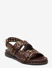 Sofie Schnoor - Sandal - flat sandals - dark brown - 0