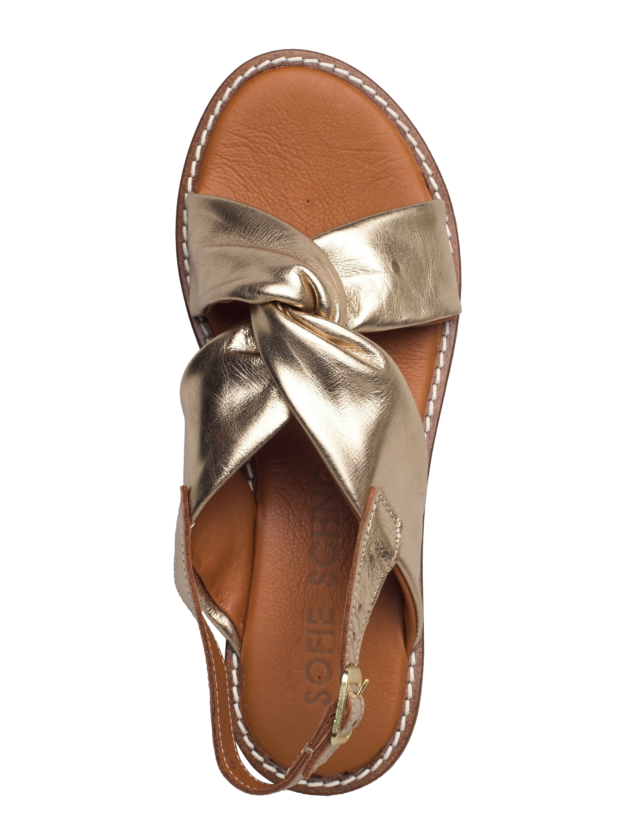 Sofie Schnoor - SisiSW Sandal - flache sandalen - gold - 3