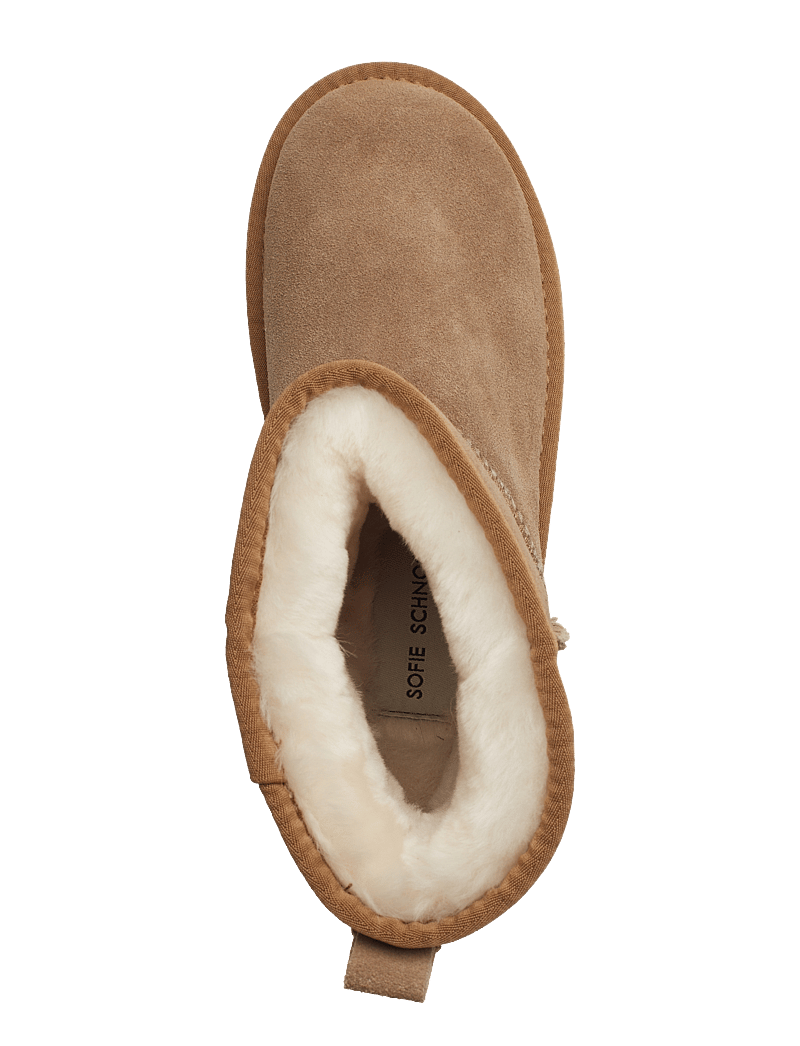 Sofie Schnoor - Teddy Boot - teddyfell boots - dark sand - 3