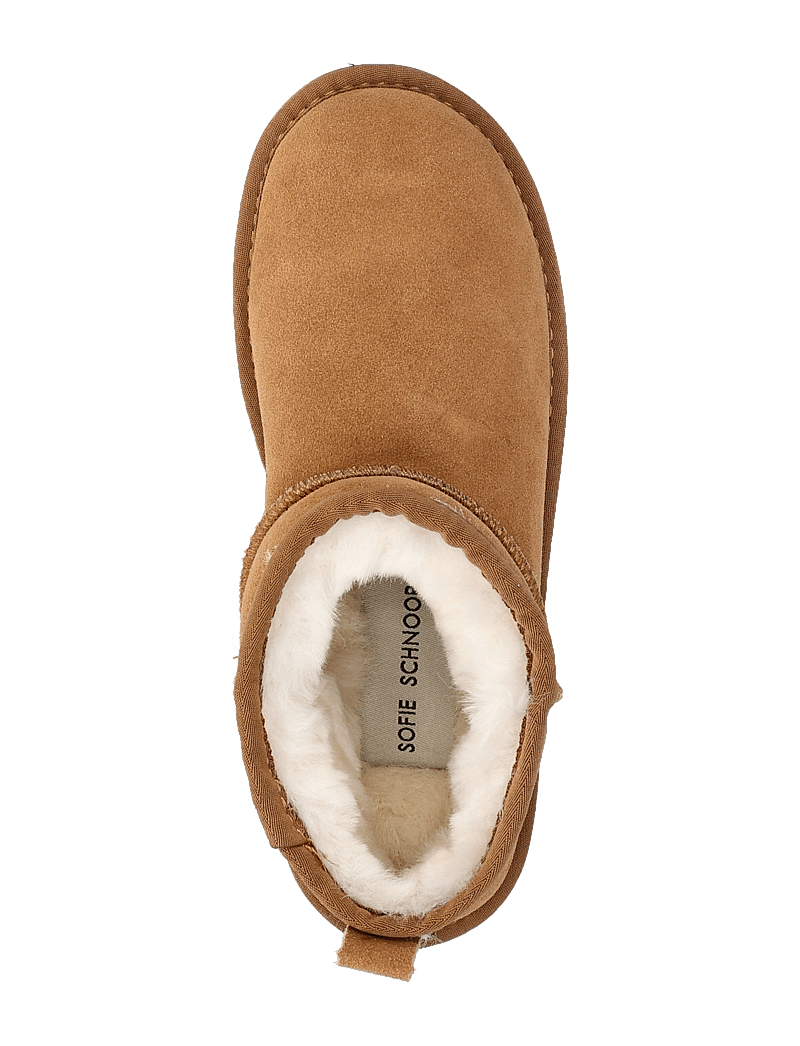 Sofie Schnoor - Boot low Boozt - teddyfell boots - tan - 3