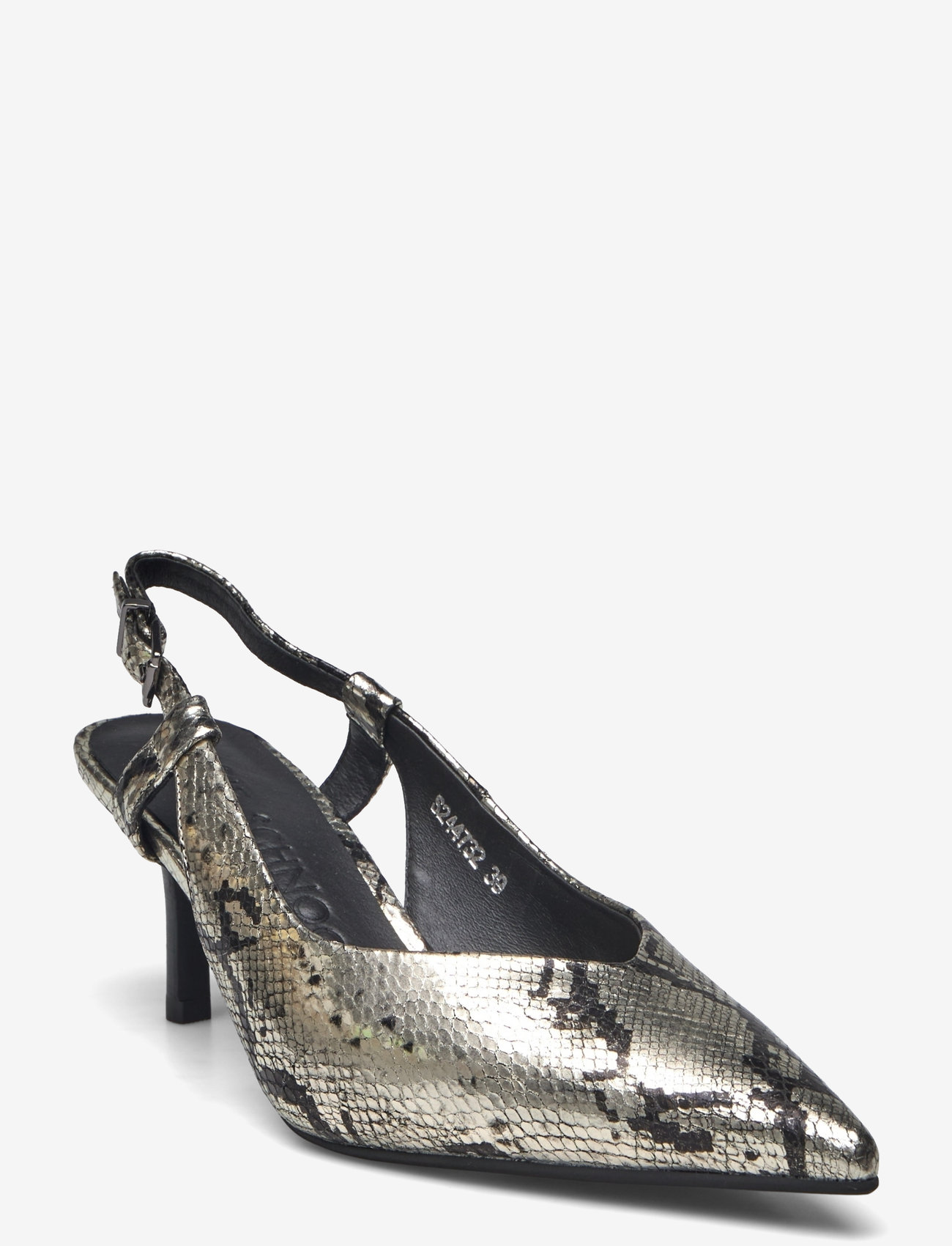 Sofie Schnoor - RUBYSW SHOE - kontsaga slingback-kingad - gold snake - 0