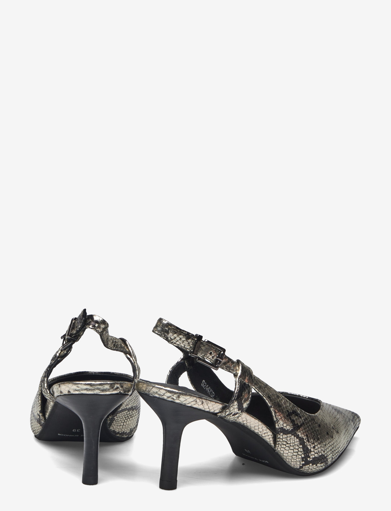 Sofie Schnoor - RUBYSW SHOE - kontsaga slingback-kingad - gold snake - 4