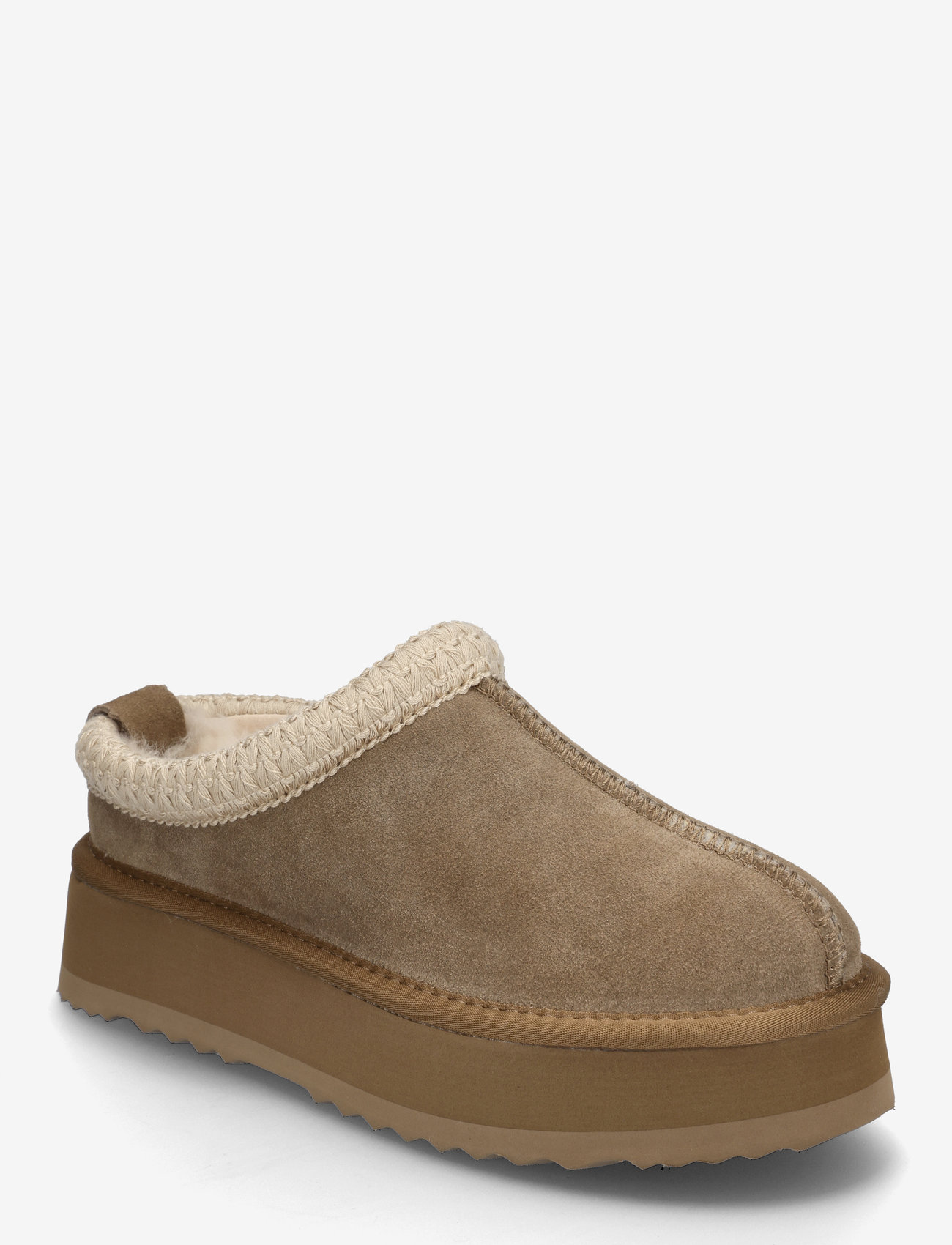 Sofie Schnoor - Slip in high  with tape  - flade mules - dark sand - 0