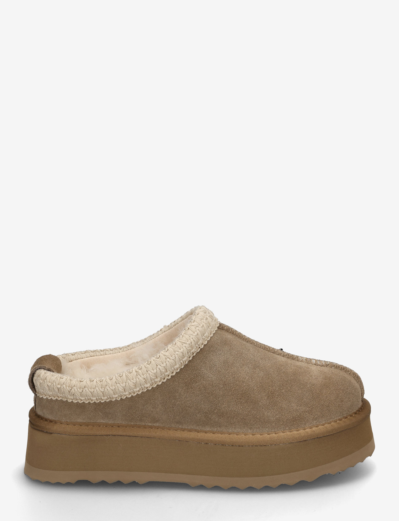 Sofie Schnoor - Slip in high  with tape  - flade mules - dark sand - 1