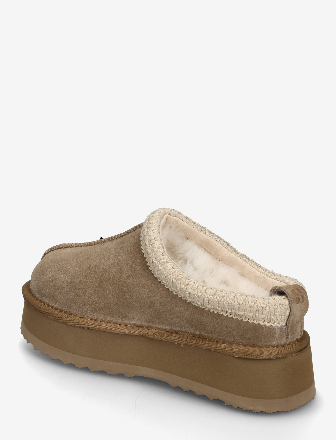 Sofie Schnoor - Slip in high  with tape  - flade mules - dark sand - 2