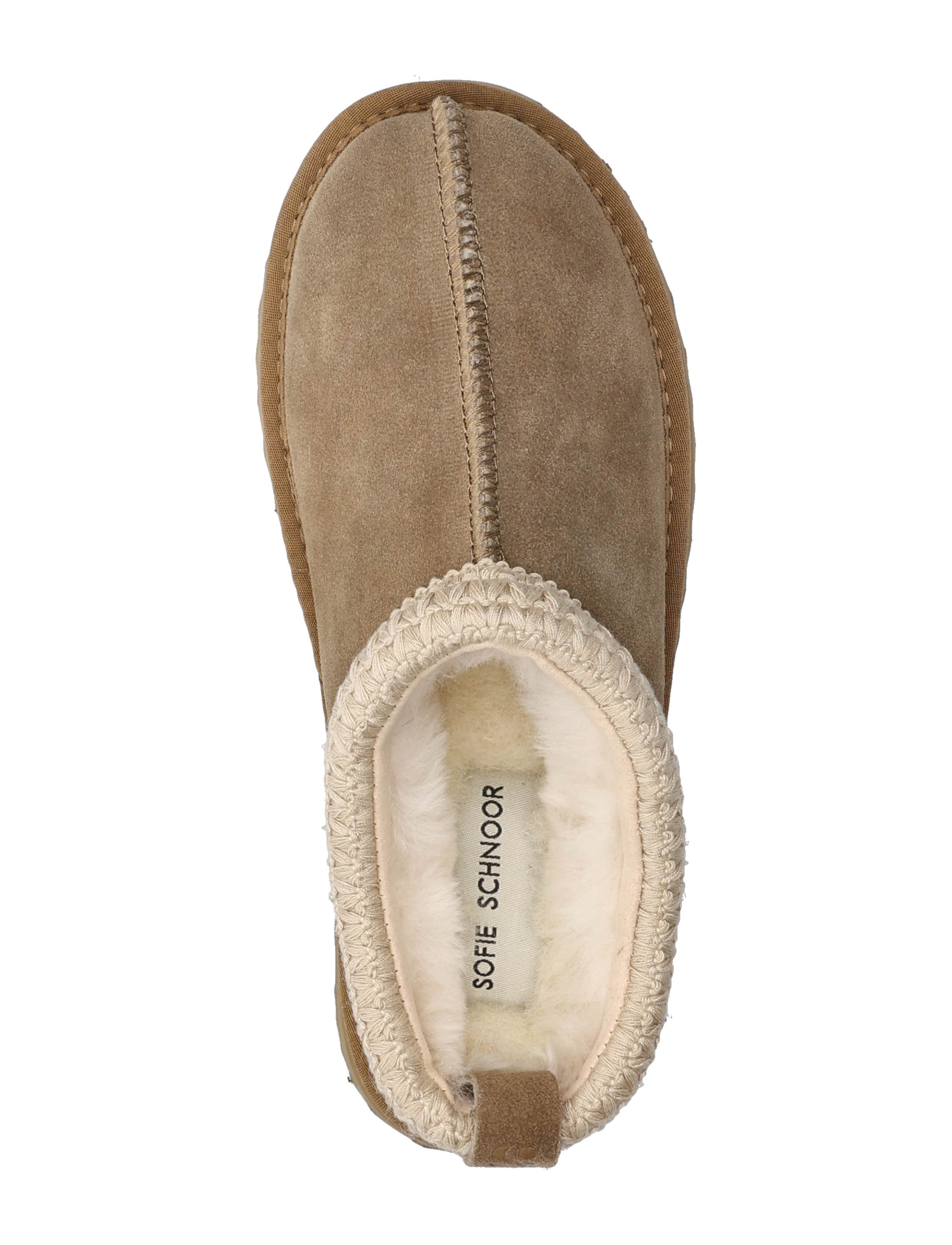 Sofie Schnoor - Slip in high  with tape  - mules plates - dark sand - 3