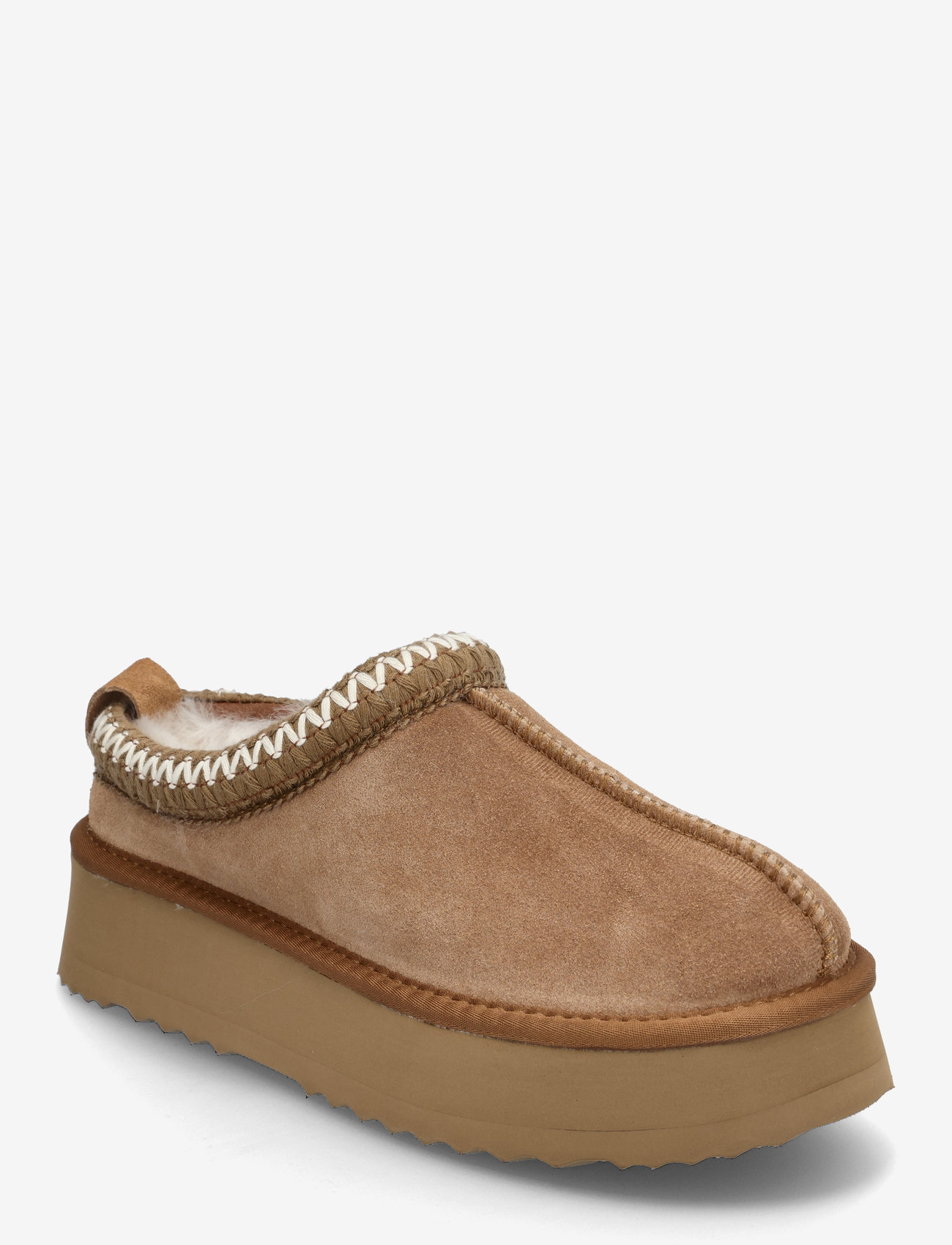 Sofie Schnoor - Slip in high  with tape  - platta mules - tan - 0