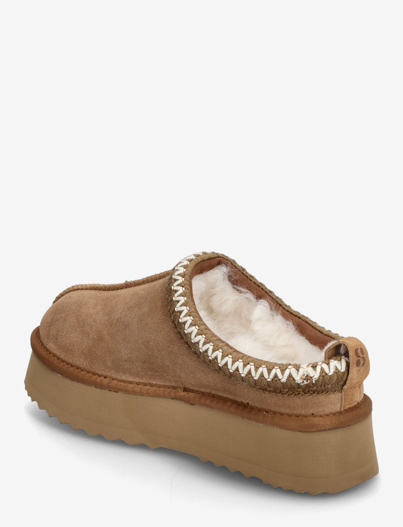 Sofie Schnoor - Slip in high  with tape  - platta mules - tan - 2