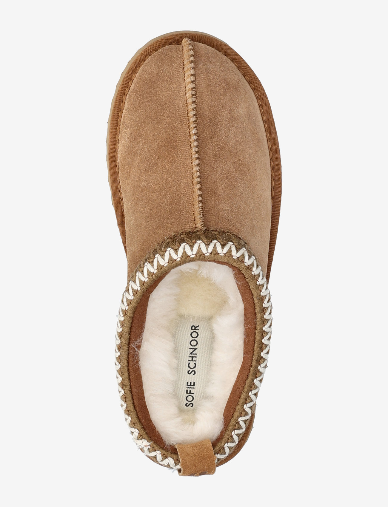 Sofie Schnoor - Slip in high  with tape  - platta mules - tan - 3