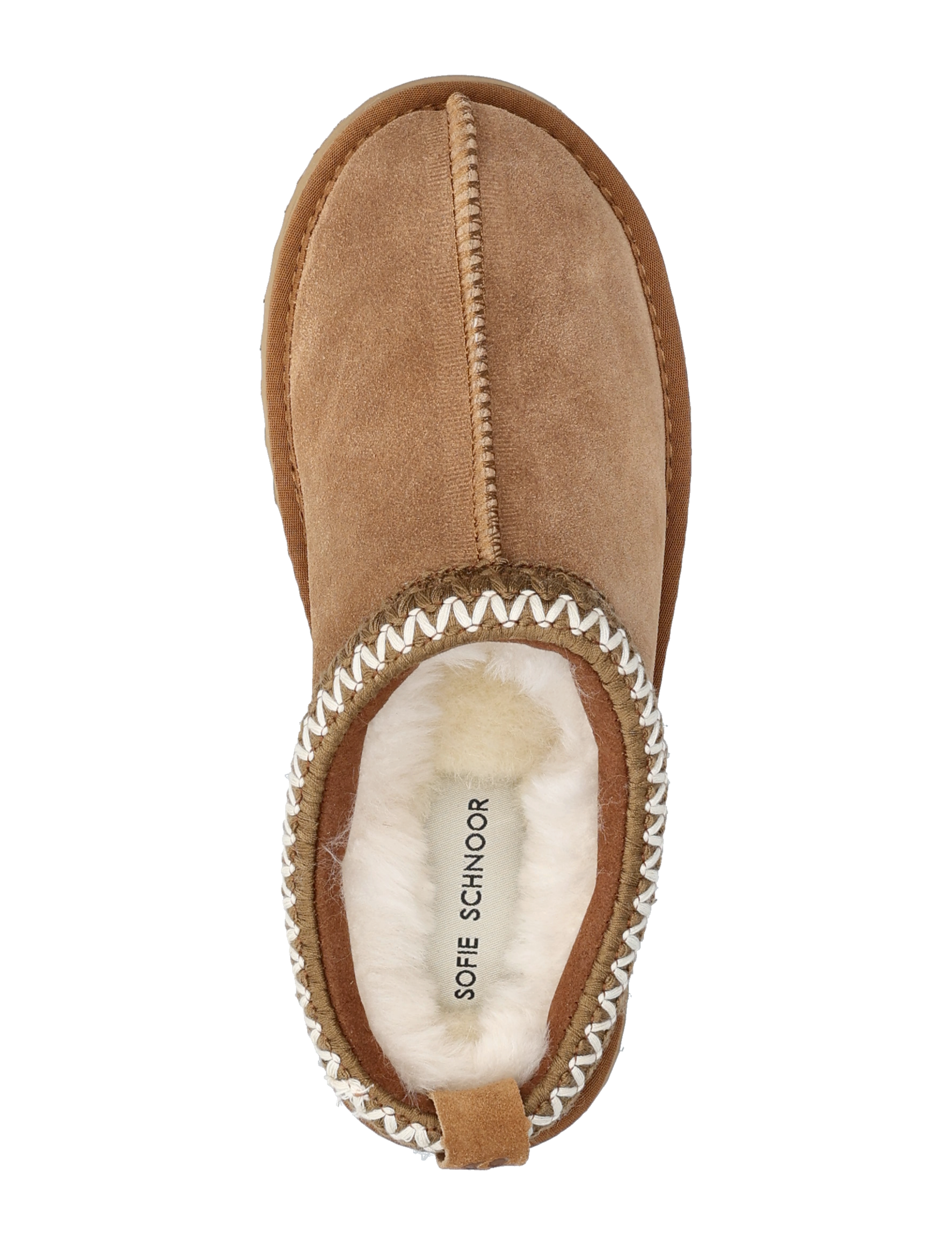 Sofie Schnoor - Slip in high  with tape  - flade mules - tan - 3