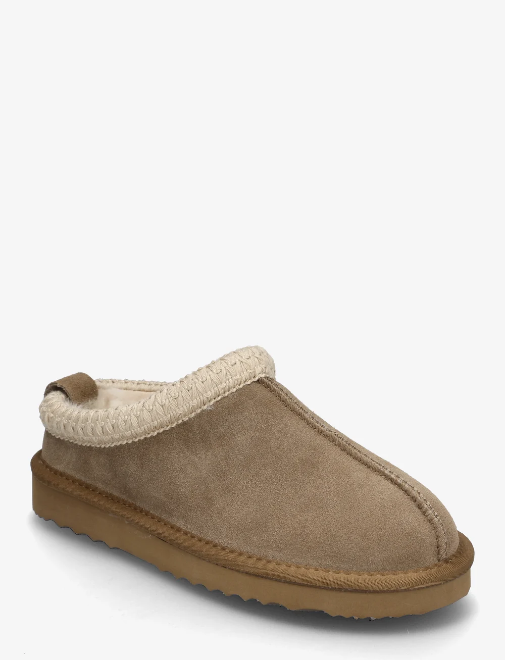 Sofie Schnoor - Slip in low w. tape boozt - teddyfell boots - dark sand - 0