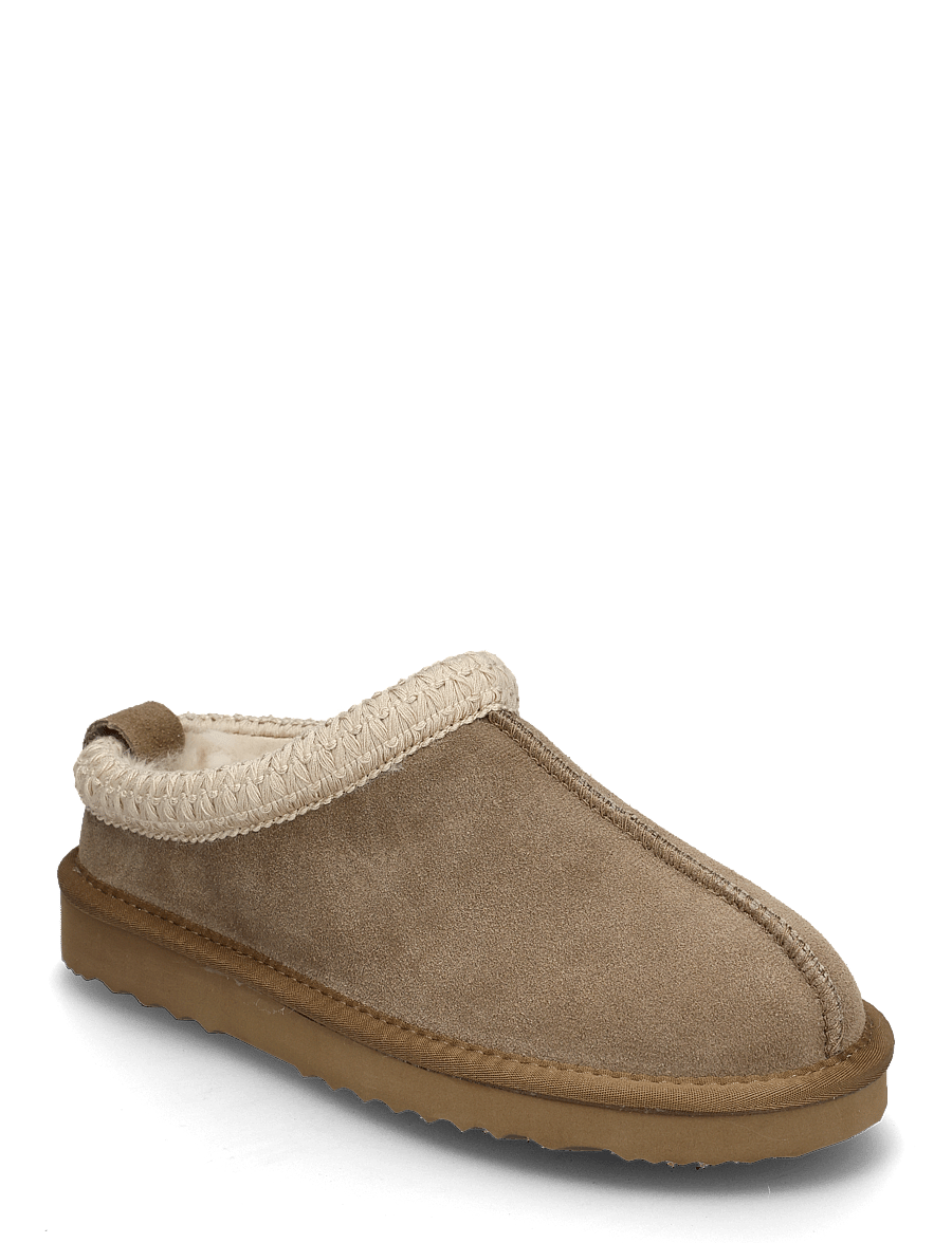 Sofie Schnoor - Slip in low w. tape boozt - teddy-stiefel - dark sand - 0