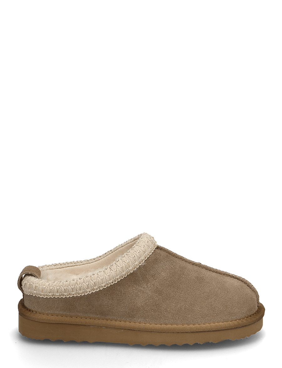 Sofie Schnoor - Slip in low w. tape boozt - teddy-stiefel - dark sand - 1