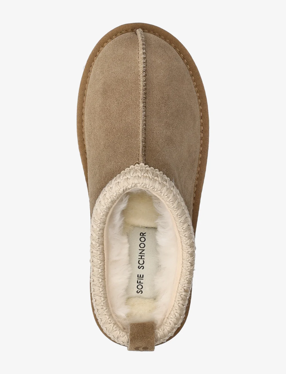 Sofie Schnoor - Slip in low w. tape boozt - teddyfell boots - dark sand - 3
