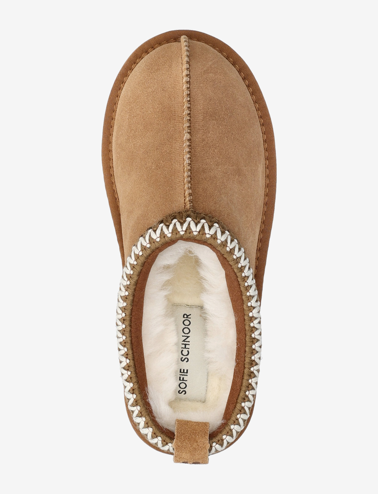 Sofie Schnoor - Slip in low w. tape boozt - teddy boots - tan - 3