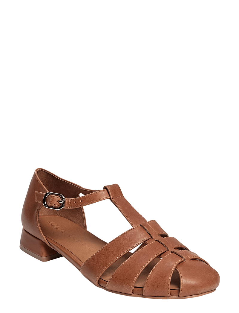 Sofie Schnoor - THERESASW SANDAL - flache sandalen - cognac - 1