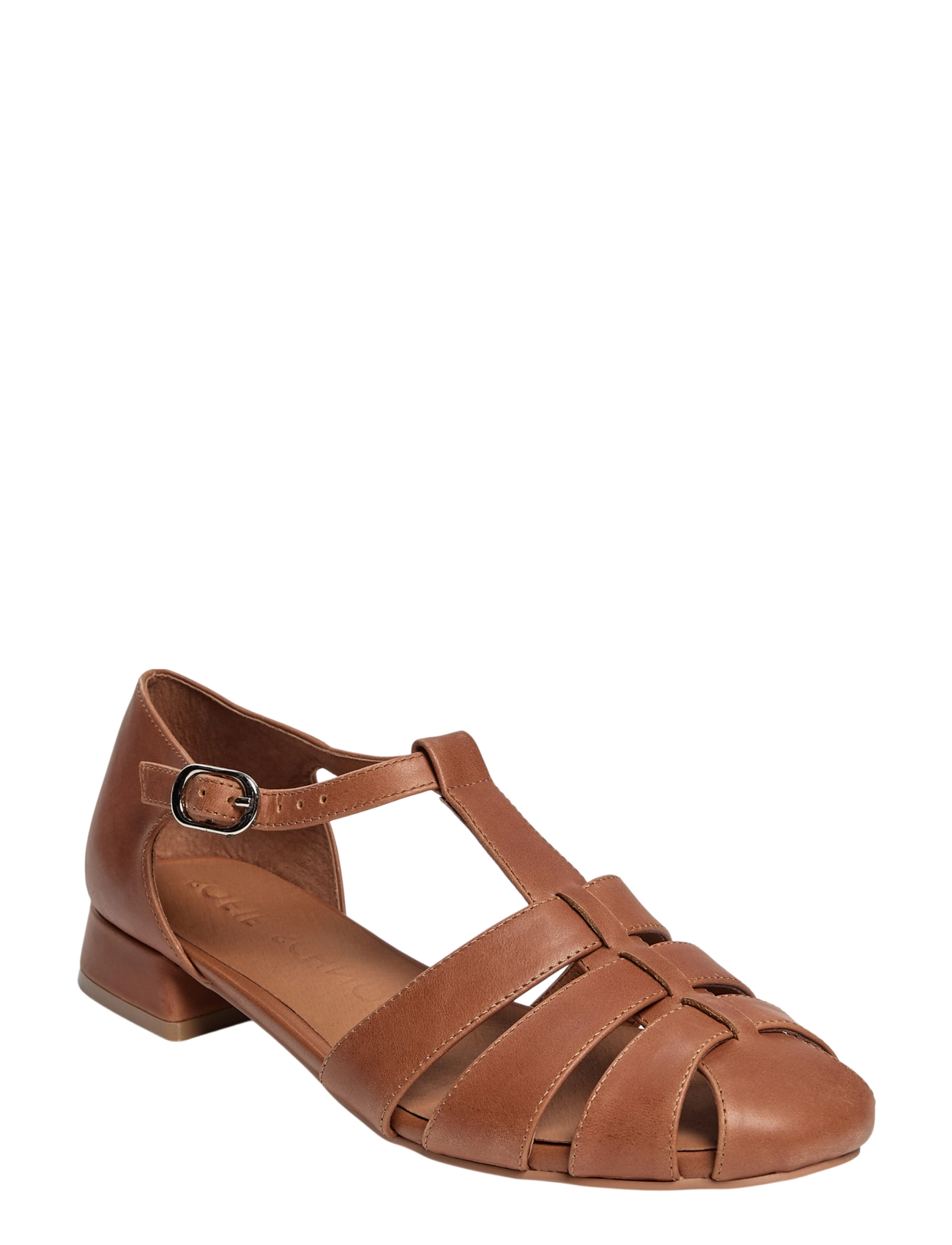 Sofie Schnoor - THERESASW SANDAL - platta sandaler - cognac - 1