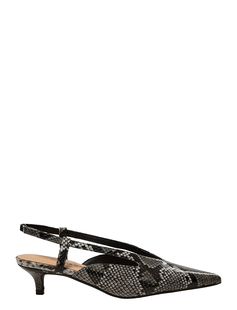 Sofie Schnoor - RILLSW SNAKE STILLETTO - slingbacks mit absatz - dark grey - 0