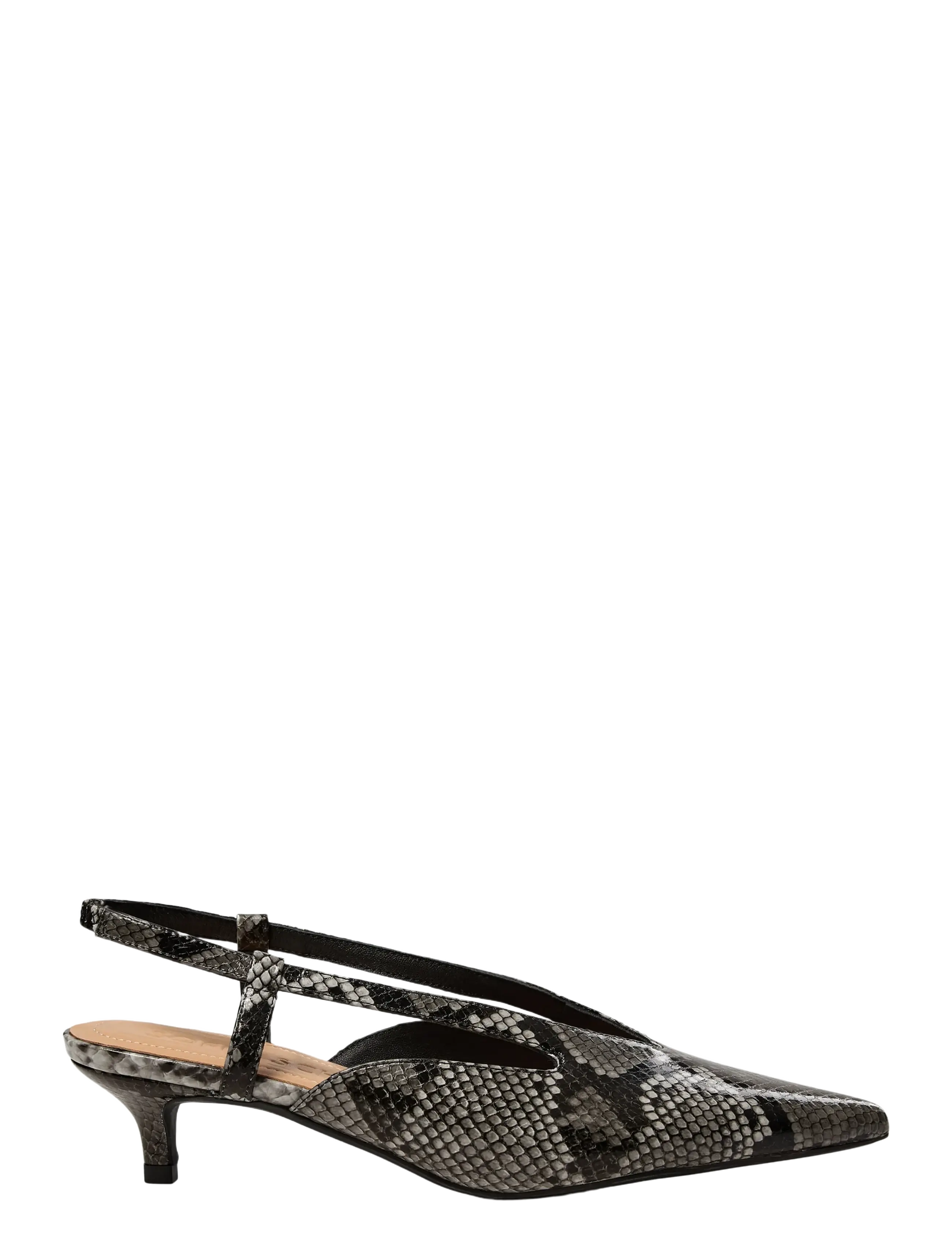 Sofie Schnoor RILLSW SNAKE STILLETTO - Festtøj - DARK GREY / multi
