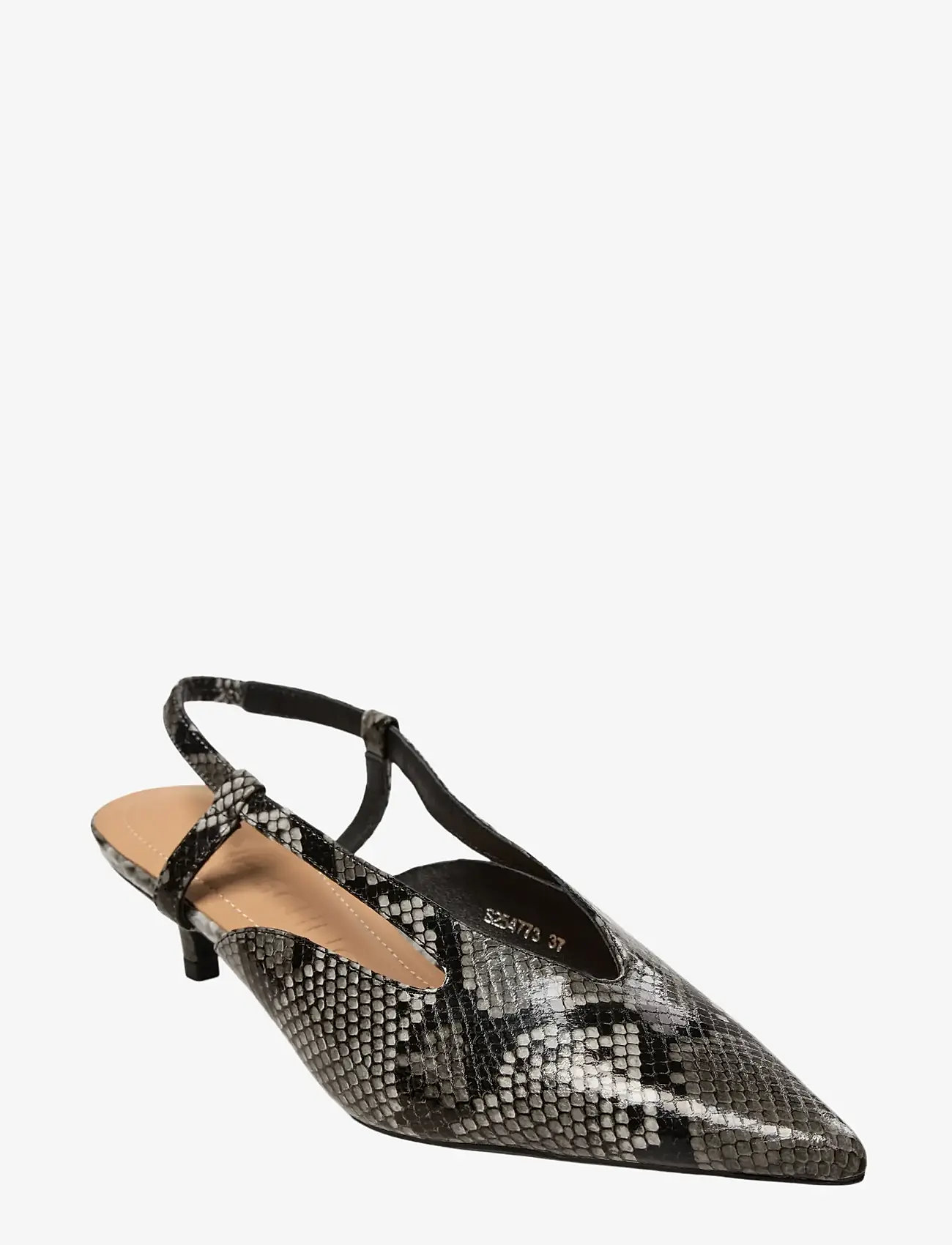 Sofie Schnoor - RILLSW SNAKE STILLETTO - heeled slingbacks - dark grey - 1