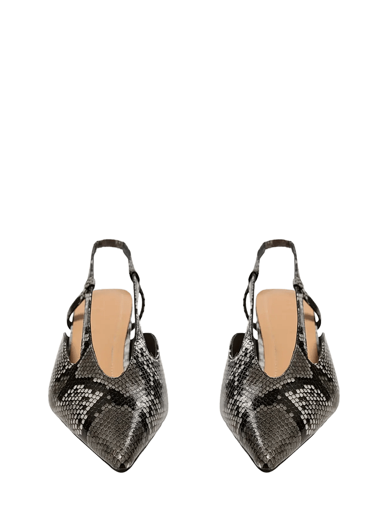 Sofie Schnoor - RILLSW SNAKE STILLETTO - slingbacks mit absatz - dark grey - 2