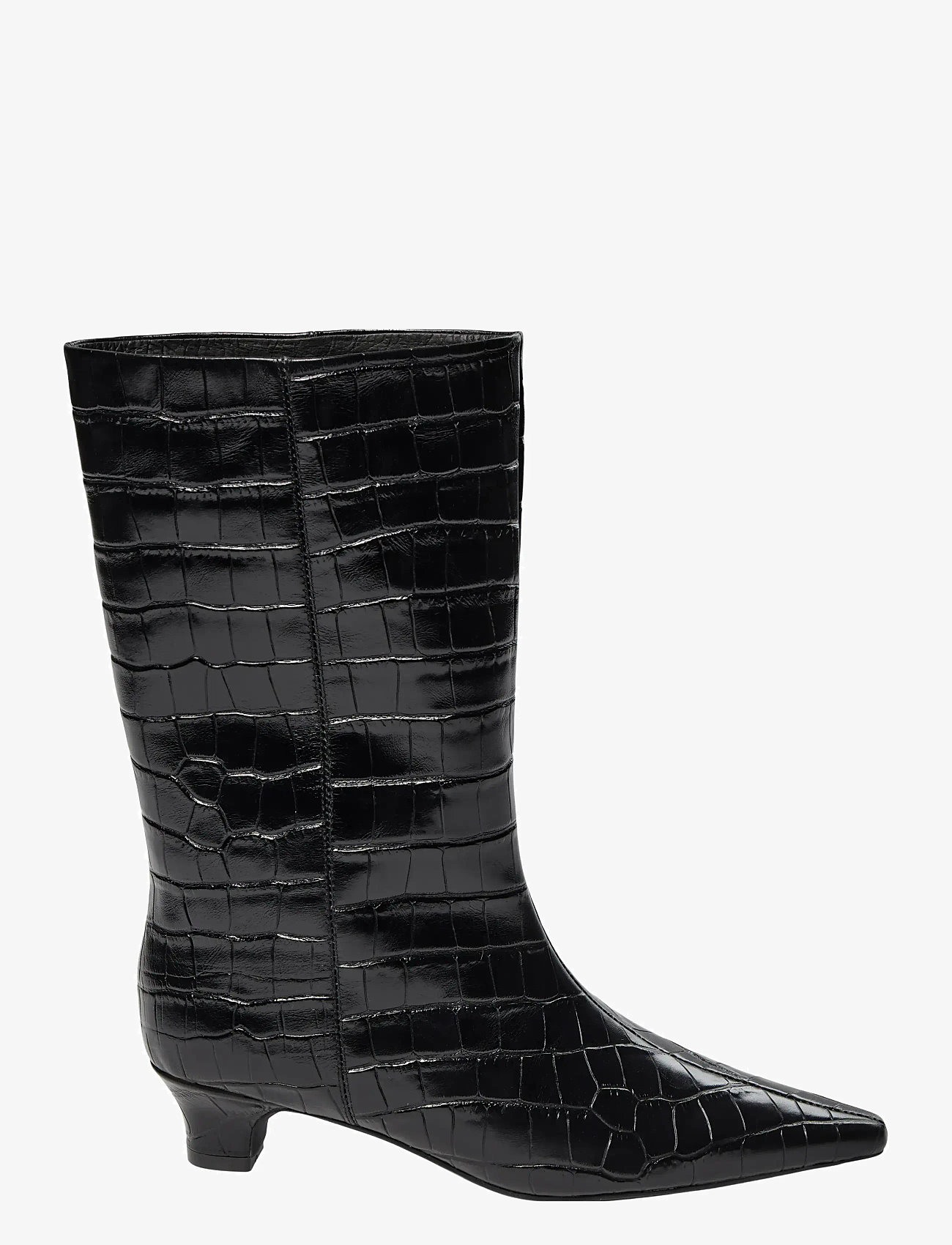 Sofie Schnoor - HELLASW CROCO BOOT - kõrge konts - black - 1