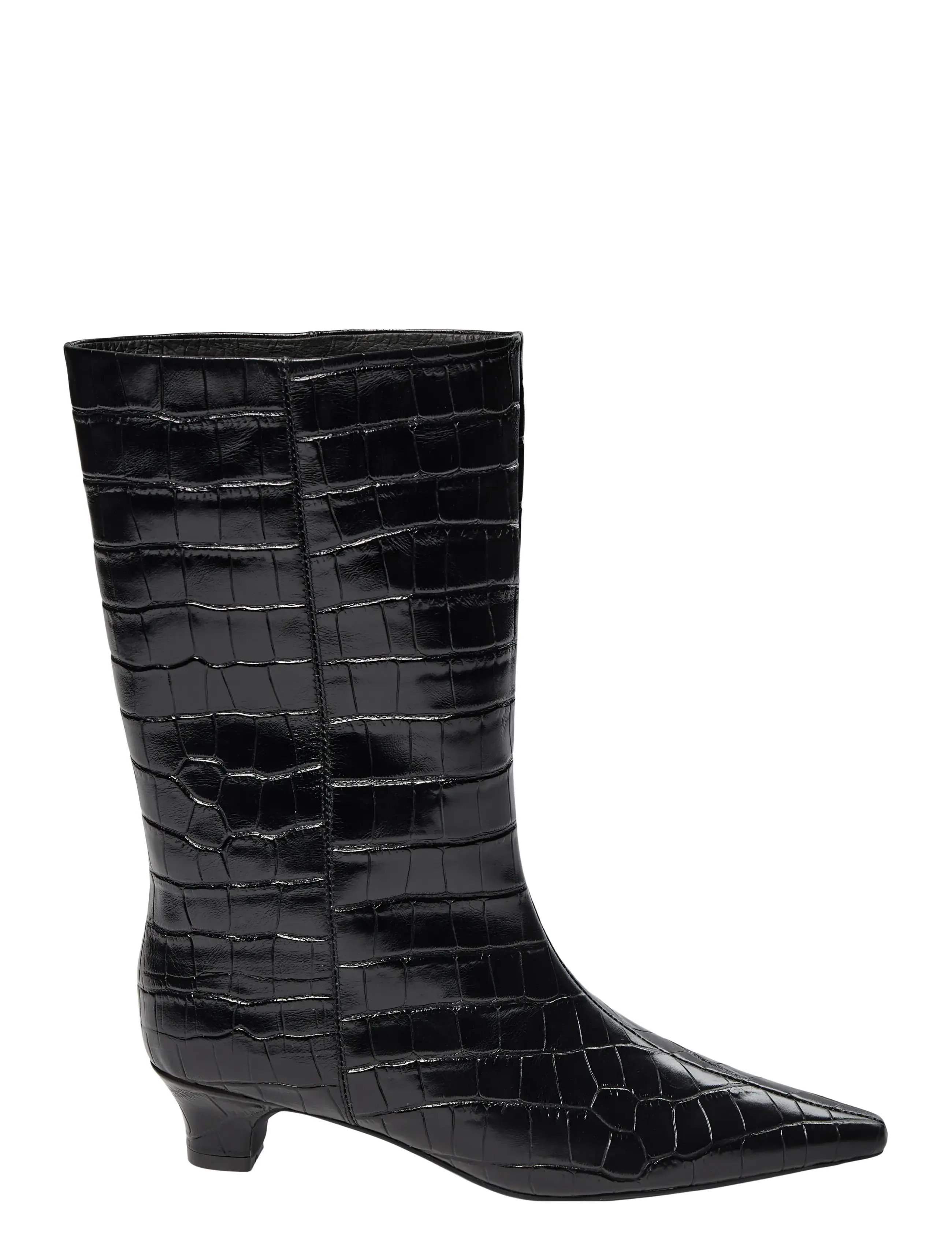 Sofie Schnoor - HELLASW CROCO BOOT - high heel - black - 1