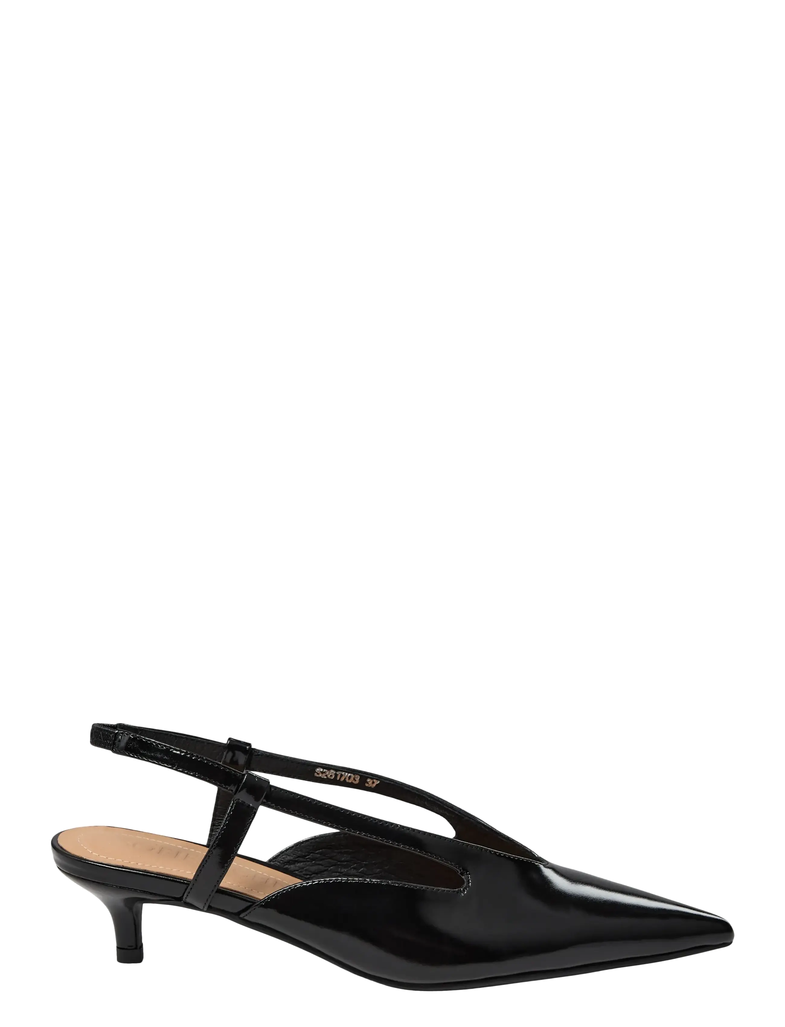 Sofie Schnoor RILLSW PATENT HEELED SHOES - Högklackade skor - BLACK / black