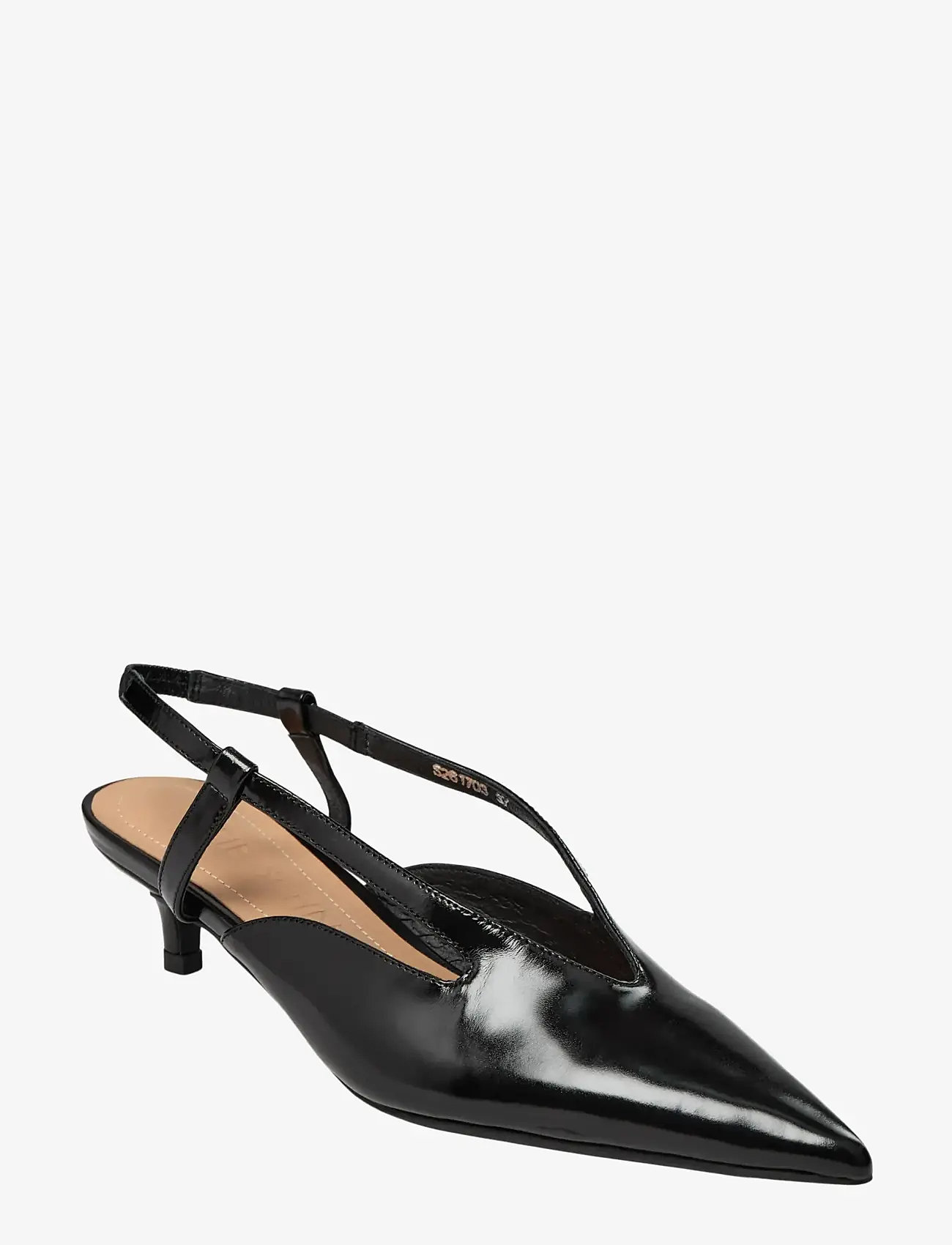 Sofie Schnoor - RILLSW PATENT HEELED SHOES - kontsaga slingback-kingad - black - 1