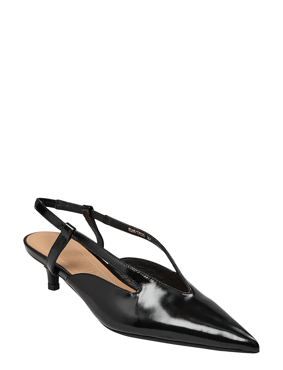 Sofie Schnoor - RILLSW PATENT HEELED SHOES - escarpins slingbacks - black - 1
