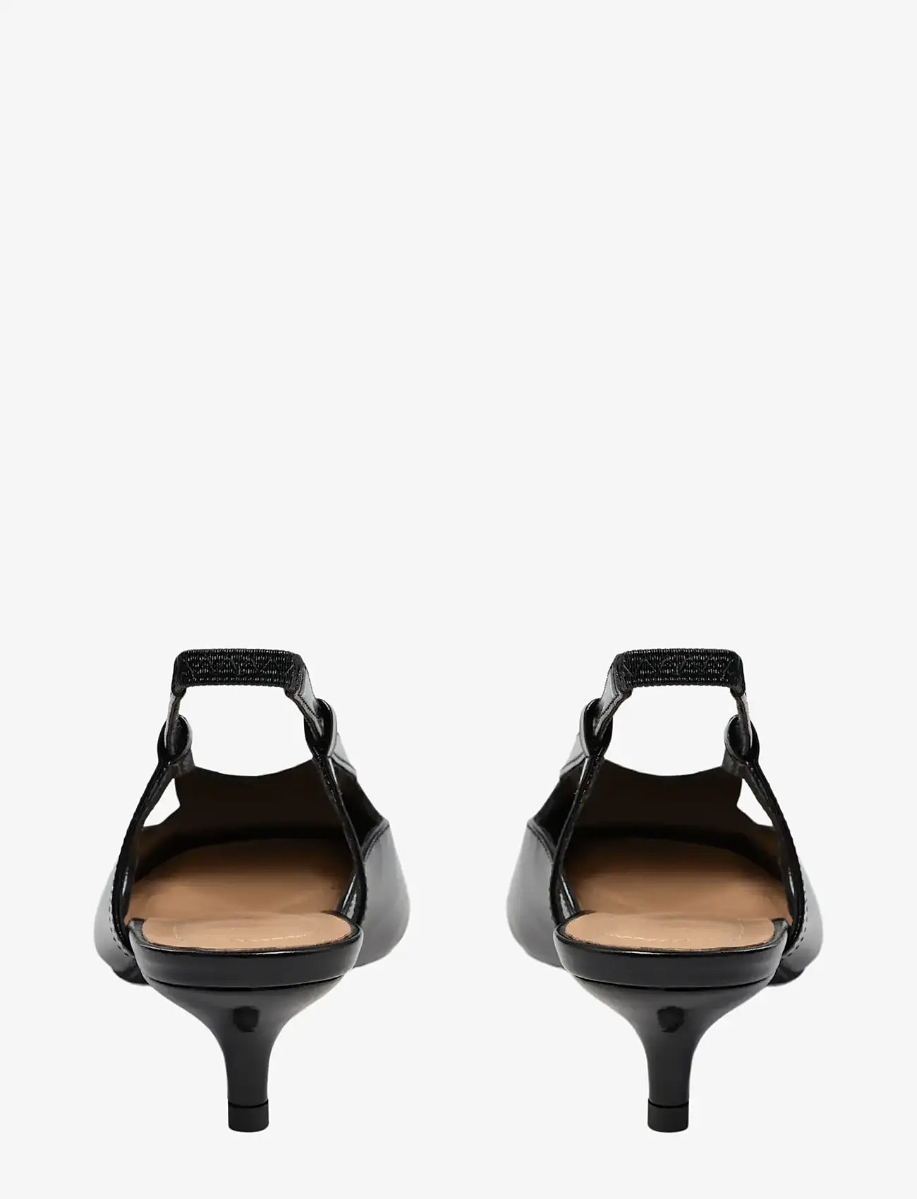 Sofie Schnoor - RILLSW PATENT HEELED SHOES - kontsaga slingback-kingad - black - 3