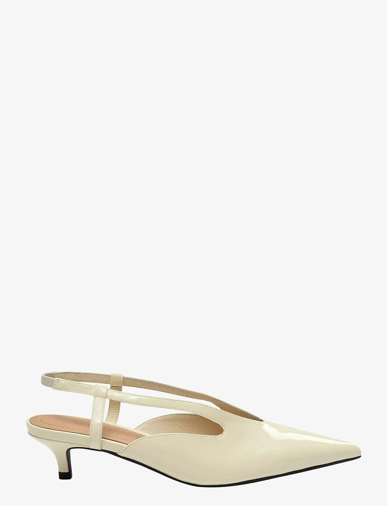 Sofie Schnoor - RILLSW PATENT HEELED SHOES - högklackade slingbacks - butter yellow - 0