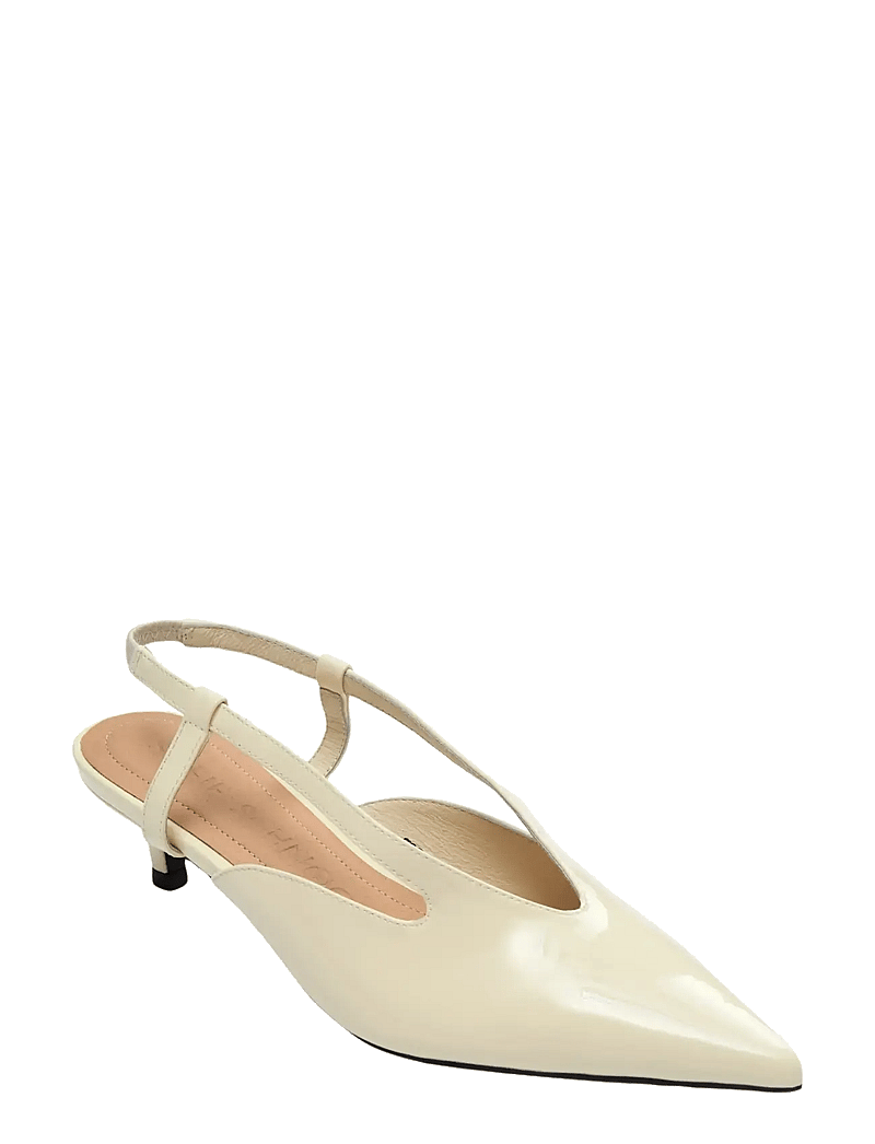 Sofie Schnoor - RILLSW PATENT HEELED SHOES - högklackade slingbacks - butter yellow - 1