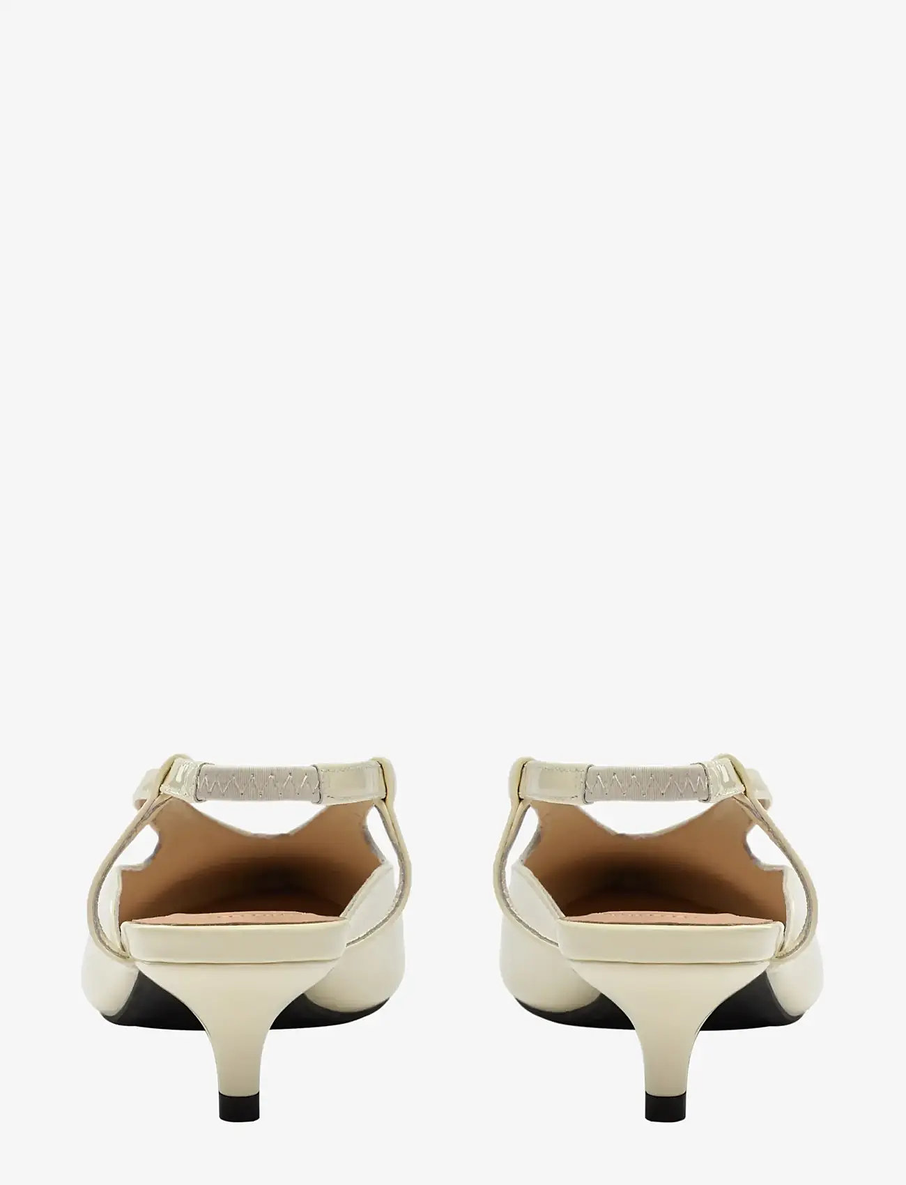 Sofie Schnoor - RILLSW PATENT HEELED SHOES - högklackade slingbacks - butter yellow - 3