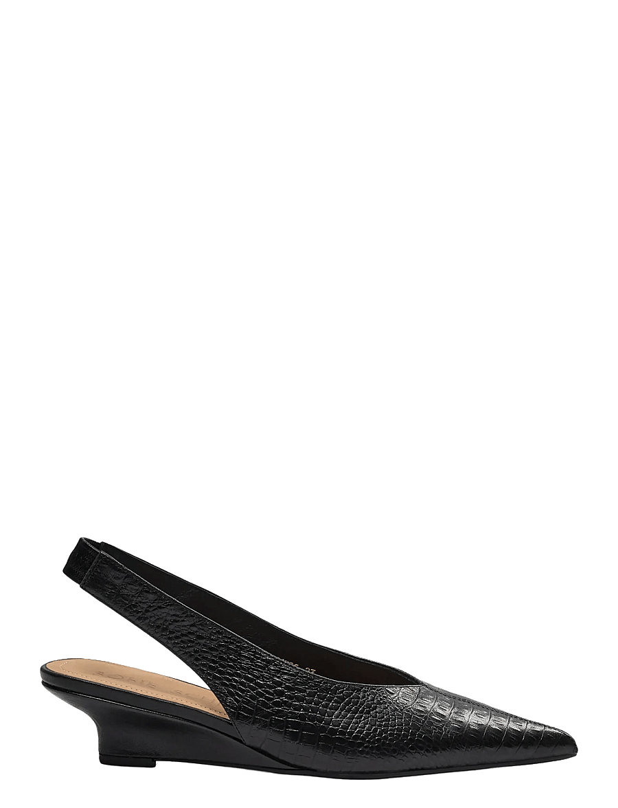 Sofie Schnoor - ROSIESW CROCO SLINGBACK - black - 0