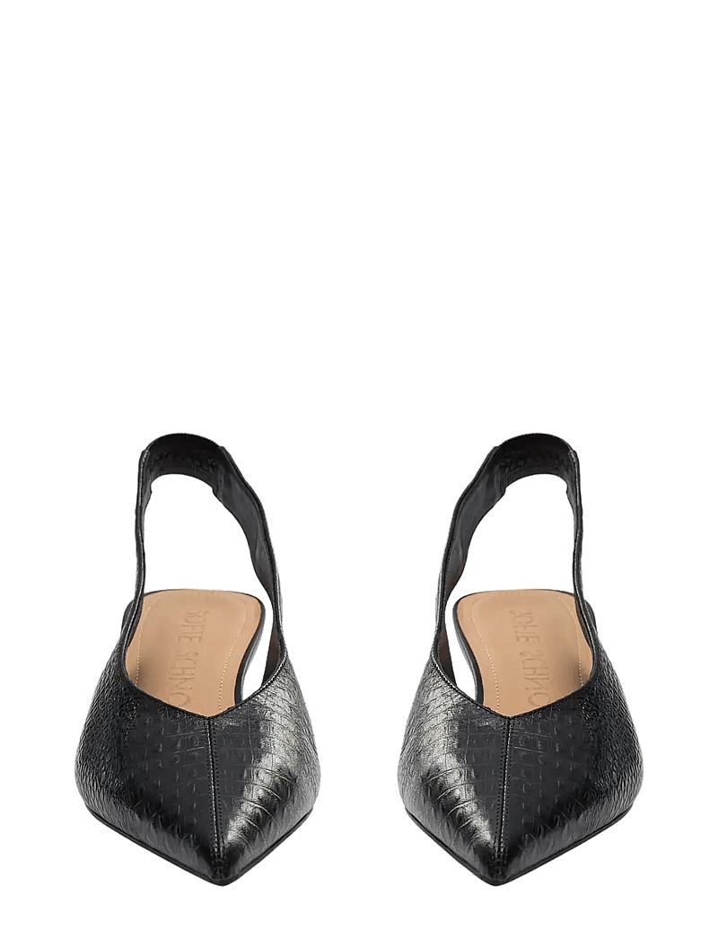 Sofie Schnoor - ROSIESW CROCO SLINGBACK - slingbacks mit absatz - black - 2