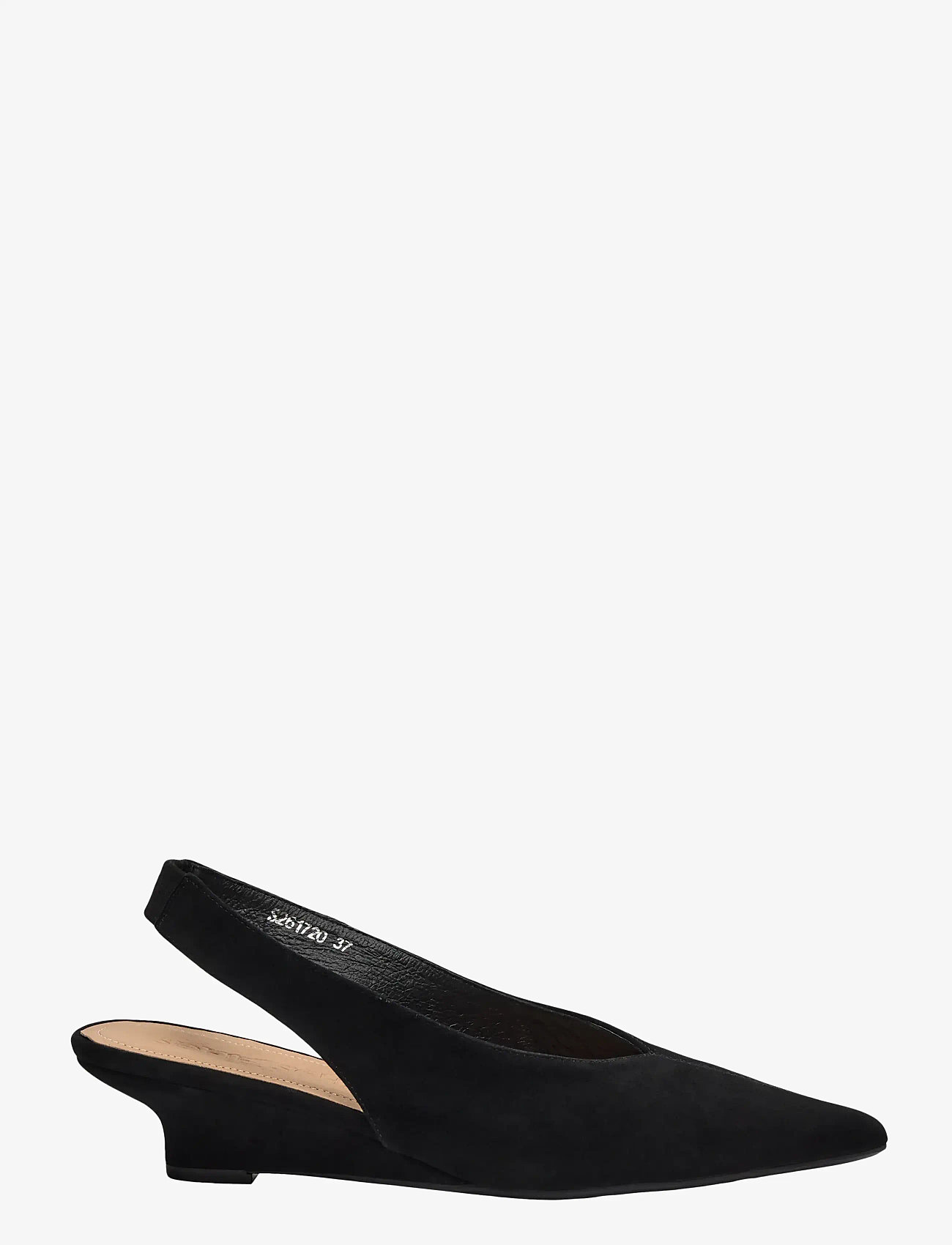 Sofie Schnoor - ROSIESW SUEDE SLINGBACK - slingback skór með hæl - black - 0