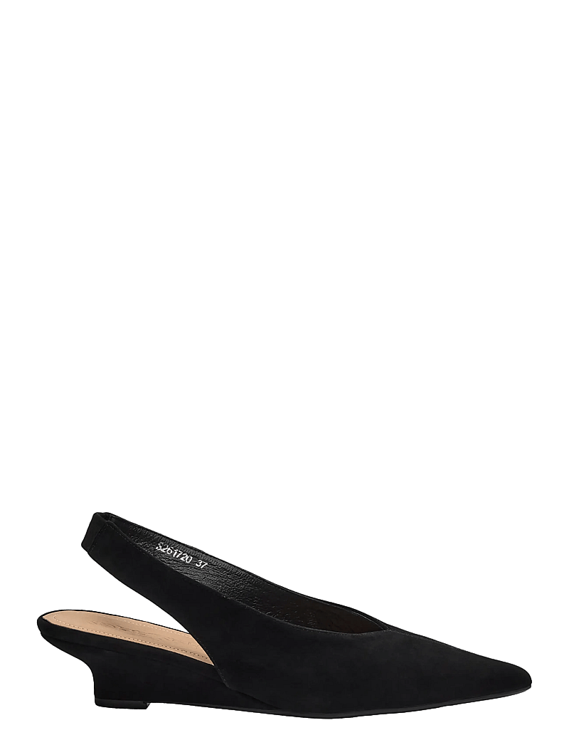 Sofie Schnoor - ROSIESW SUEDE SLINGBACK - slingback skór með hæl - black - 0