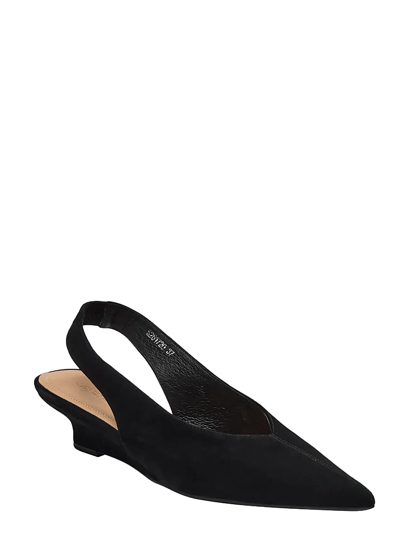 Sofie Schnoor - ROSIESW SUEDE SLINGBACK - slingback skór með hæl - black - 1