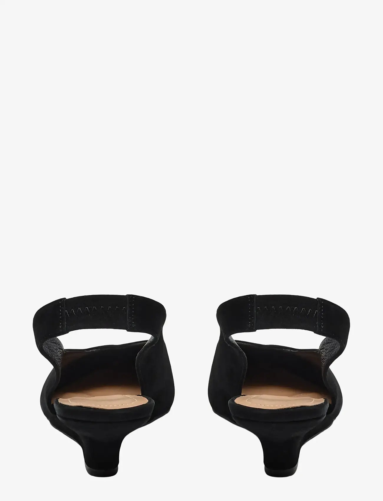 Sofie Schnoor - ROSIESW SUEDE SLINGBACK - slingback skór með hæl - black - 3