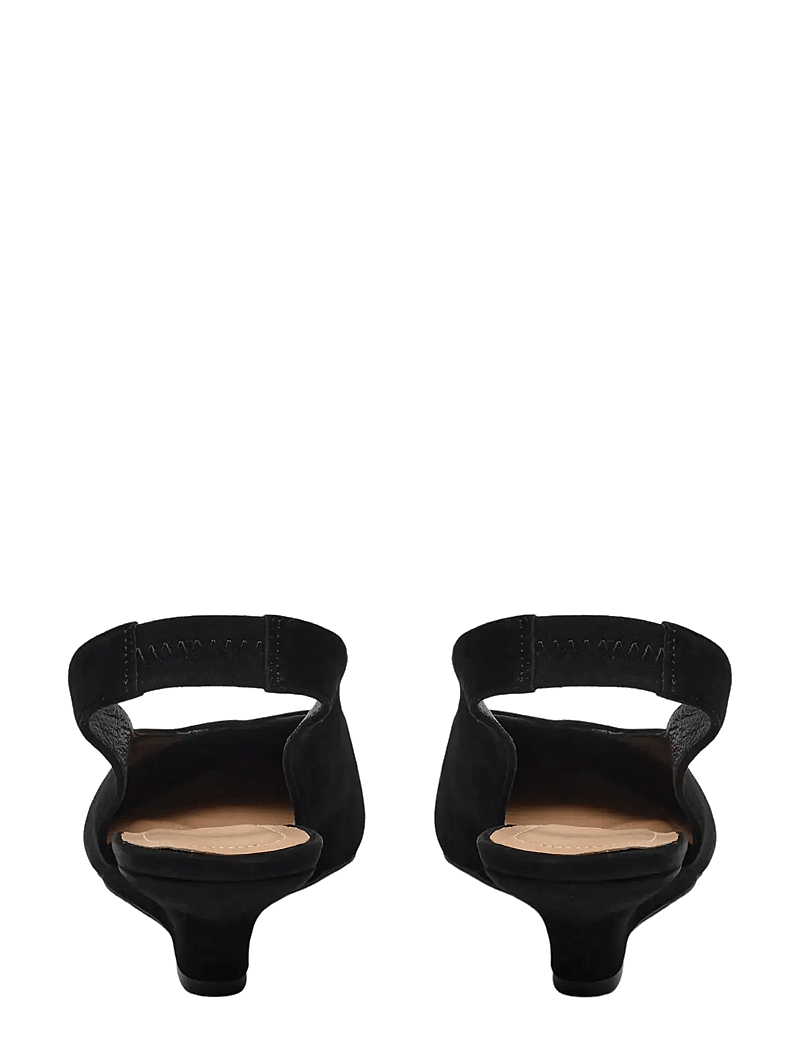 Sofie Schnoor - ROSIESW SUEDE SLINGBACK - slingback skór með hæl - black - 3