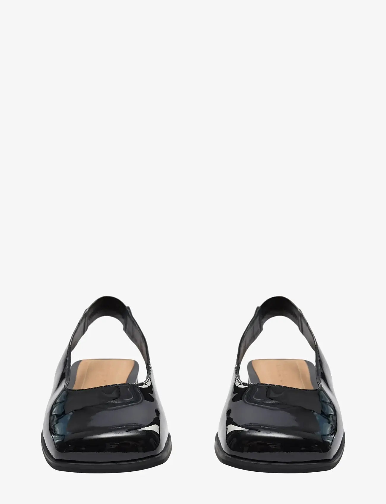 Sofie Schnoor - SANDYSW PATENT FLAT SHOE - flache slingbacks - black - 2