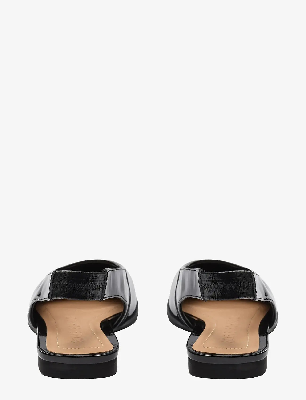 Sofie Schnoor - SANDYSW PATENT FLAT SHOE - flache slingbacks - black - 3