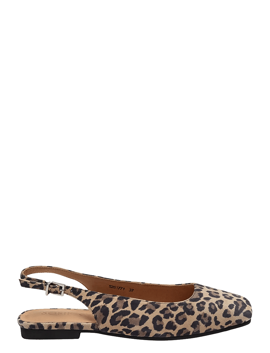 Sofie Schnoor - NICOLESW LEO BALLERINA - platta sandaler - leopard - 0